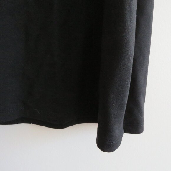 ARITZIA WILFRED Roos Bodycon Mini Dress in Black Stretch Minimalist - Size M NWT - Picture 12 of 13